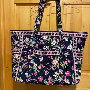 Vera Bradley Floral Quilted Tote Bag